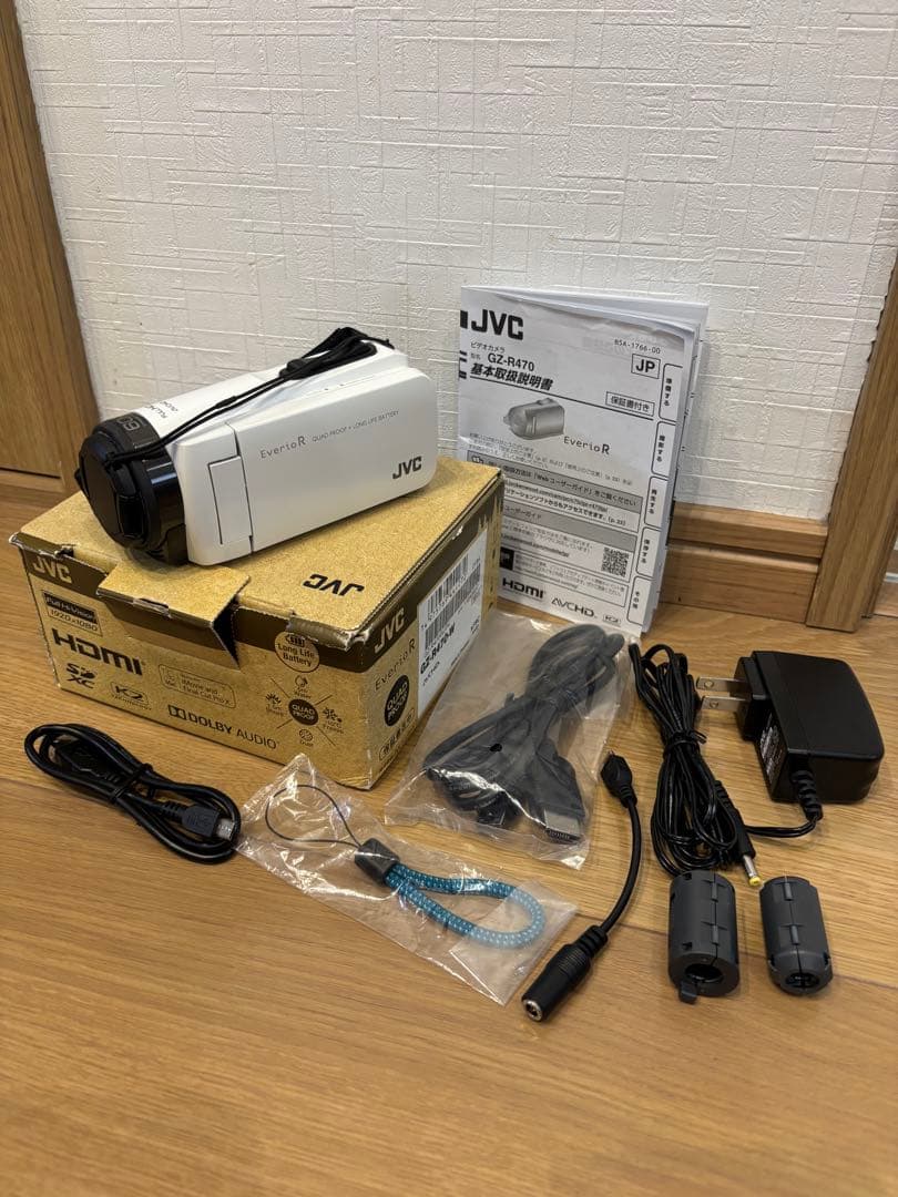 JVC GZ-R470-W ビデオカメラ　EverioR