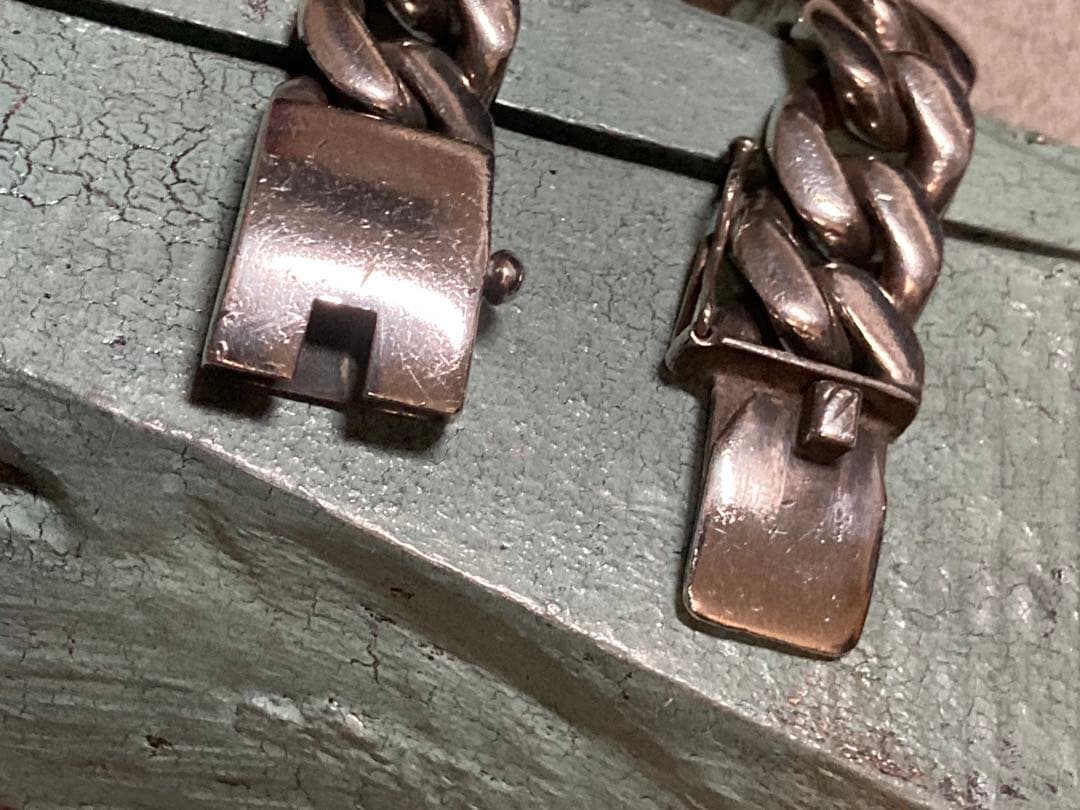 [6] Silver925 / 138g 極太 激重 ヴィンテージ 喜平ブレス