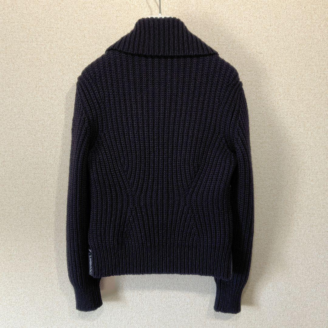 良品 モンクレール ダウン×ニット ハイネックカーディガン レディース 22年