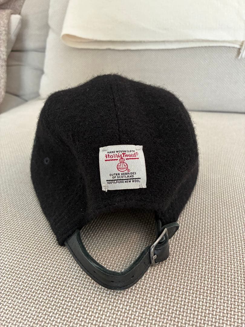 Supreme Harris Tweed® Camp Cap ブラック