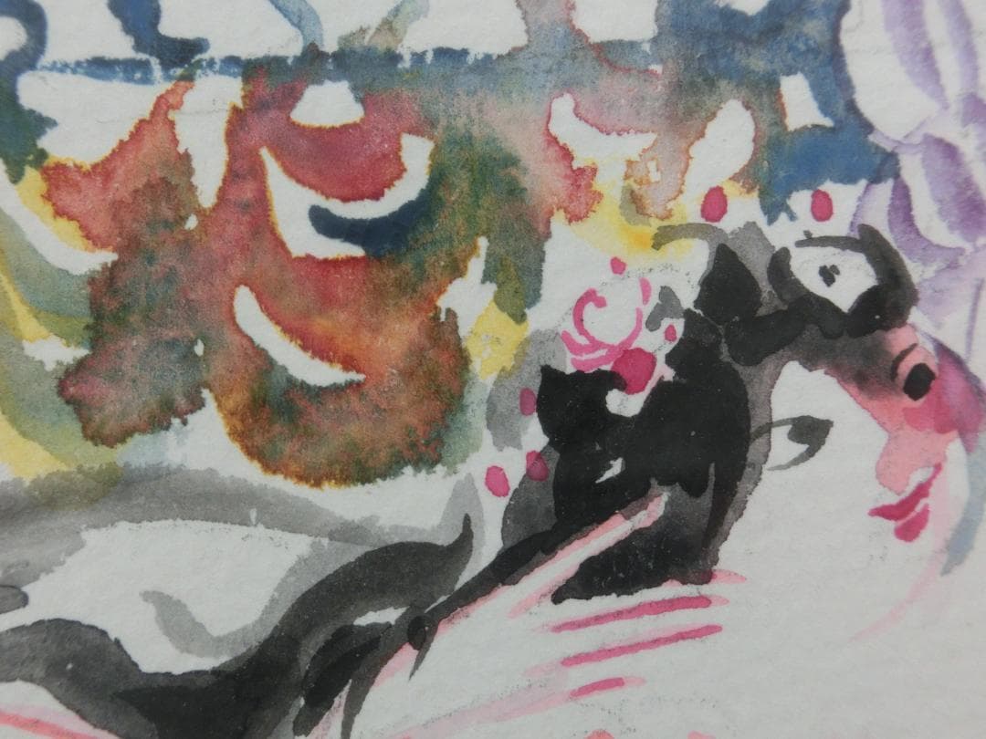 【マイセン】水彩画・ハインツ.ヴェルナー原画