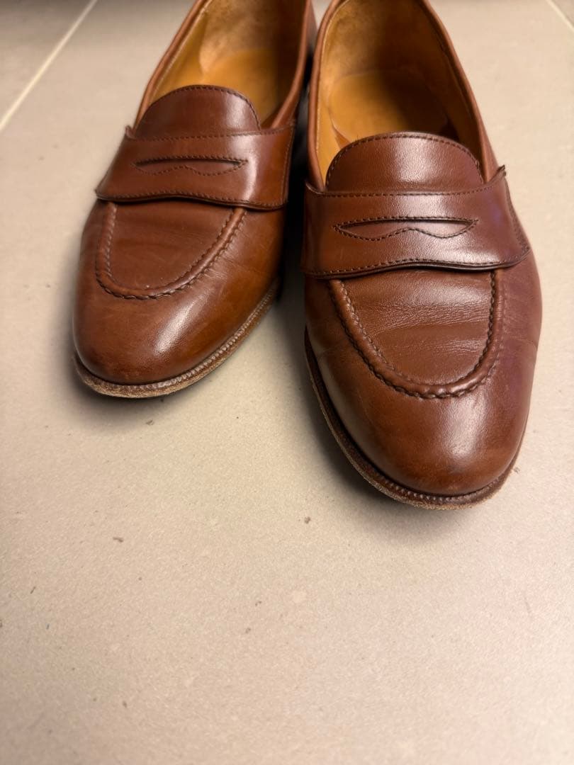 に*ん様 レユッカス　ブラウン　レザー ローファー