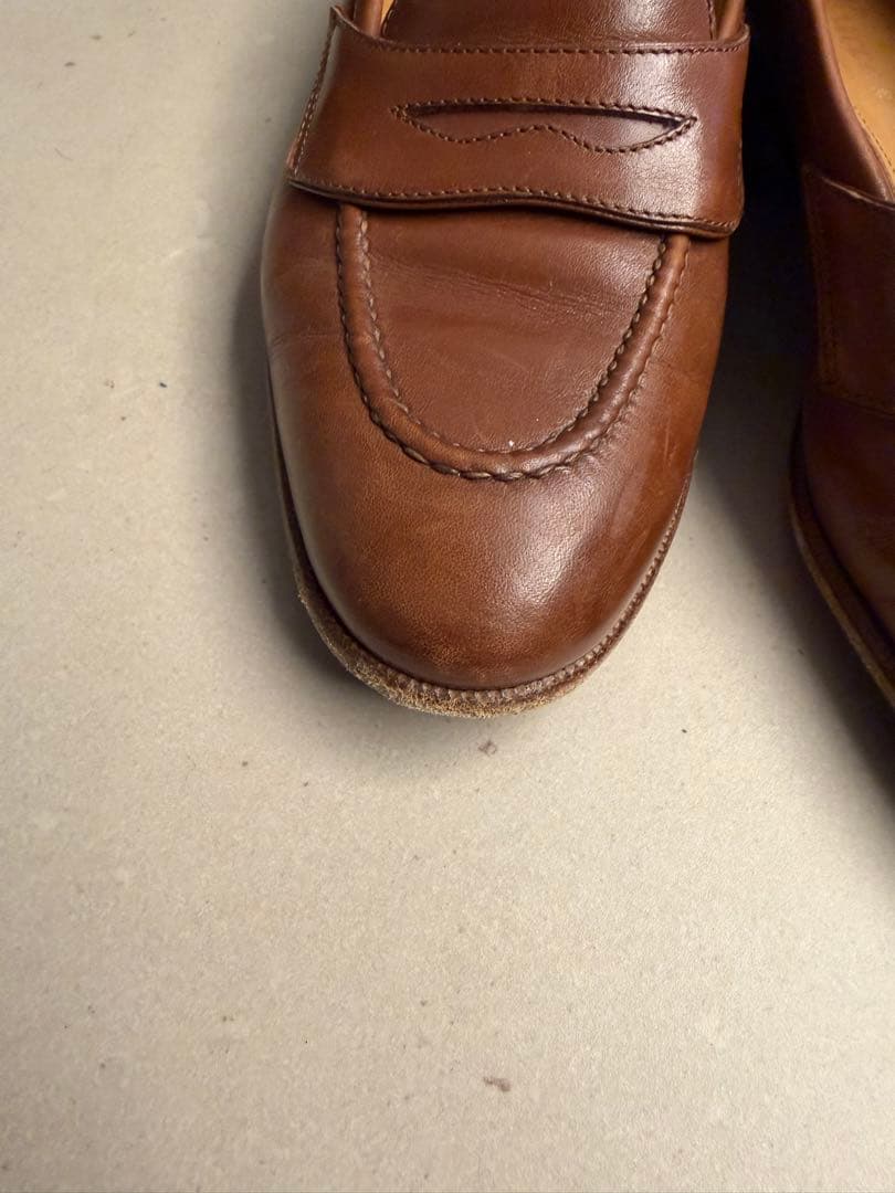 に*ん様 レユッカス　ブラウン　レザー ローファー