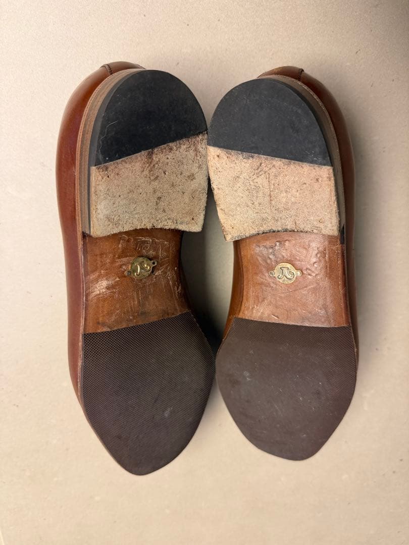 に*ん様 レユッカス　ブラウン　レザー ローファー