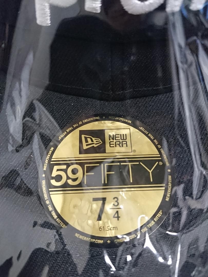 新品 25aw【7 3/4・黒】Bones Box Logo New Era