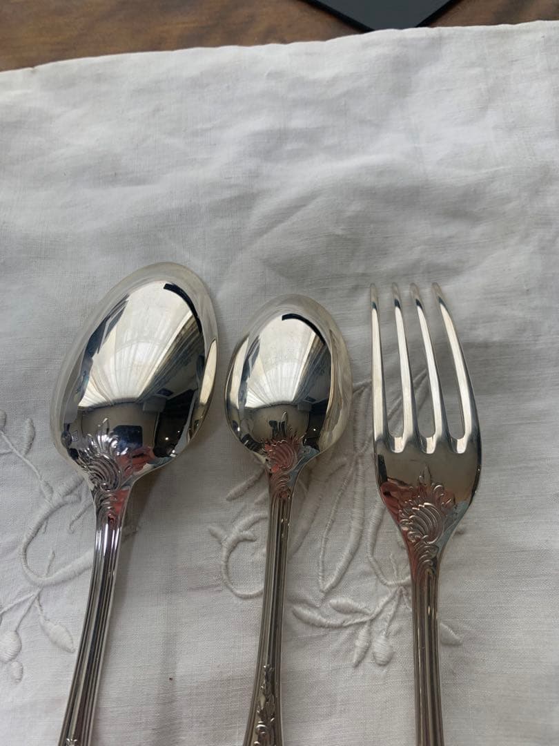 新品クリストフル マルリー　スターリングシルバー925 ３本セット　箱付き