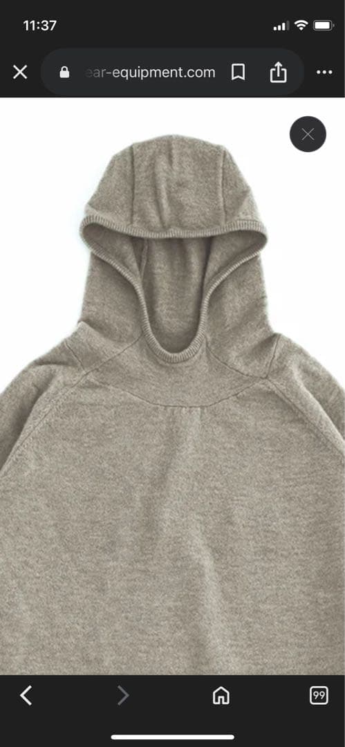 ムーンライトギア　ハイランドフーディー　美品