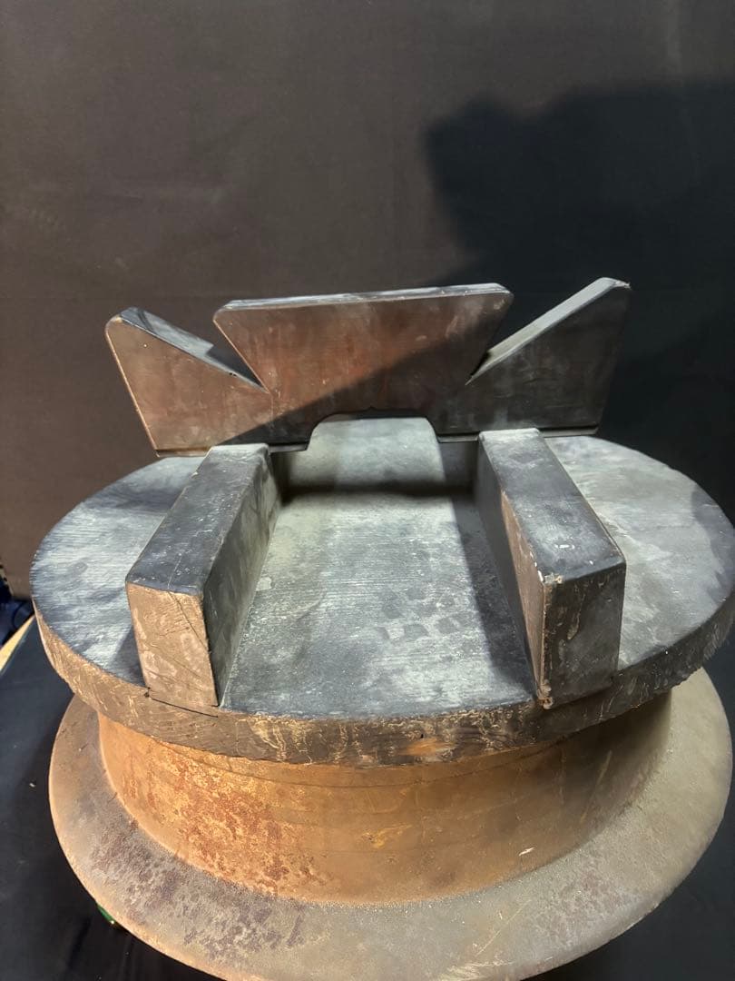 【超特大】横幅60cm 当時物 羽釜 鉄 蓋付き 明治 大正 昭和 レトロ