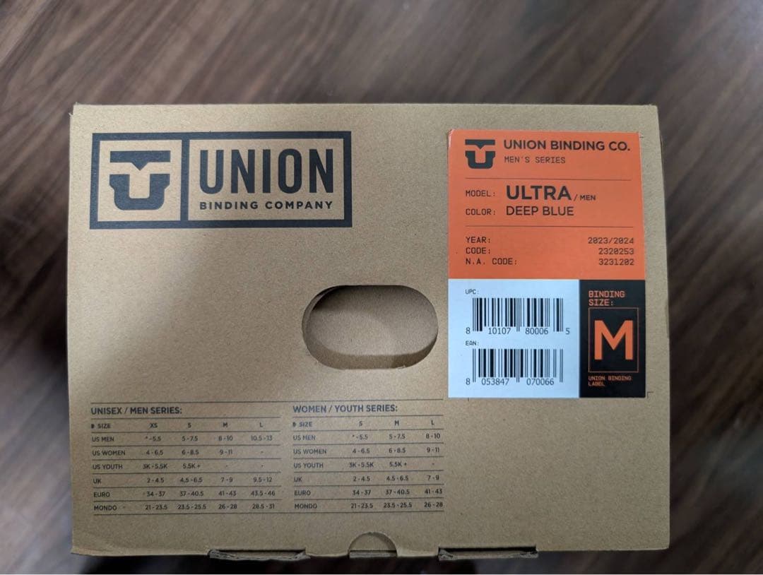 UNION ULTRA 23-24 ディープブルー　メンズMサイズ