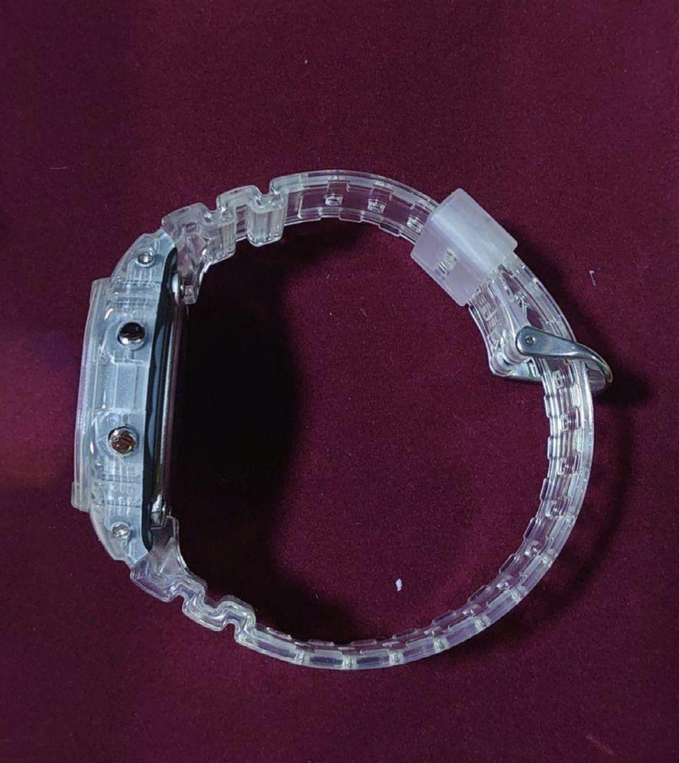 G-SHOCK　DW-5600SRS-7JF スケルトン　透明　レインボー