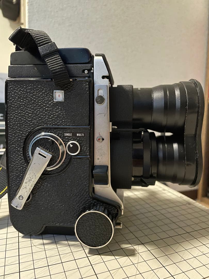 MamiyaC330 Super 180mm f/4.5 ファインダー グリップ