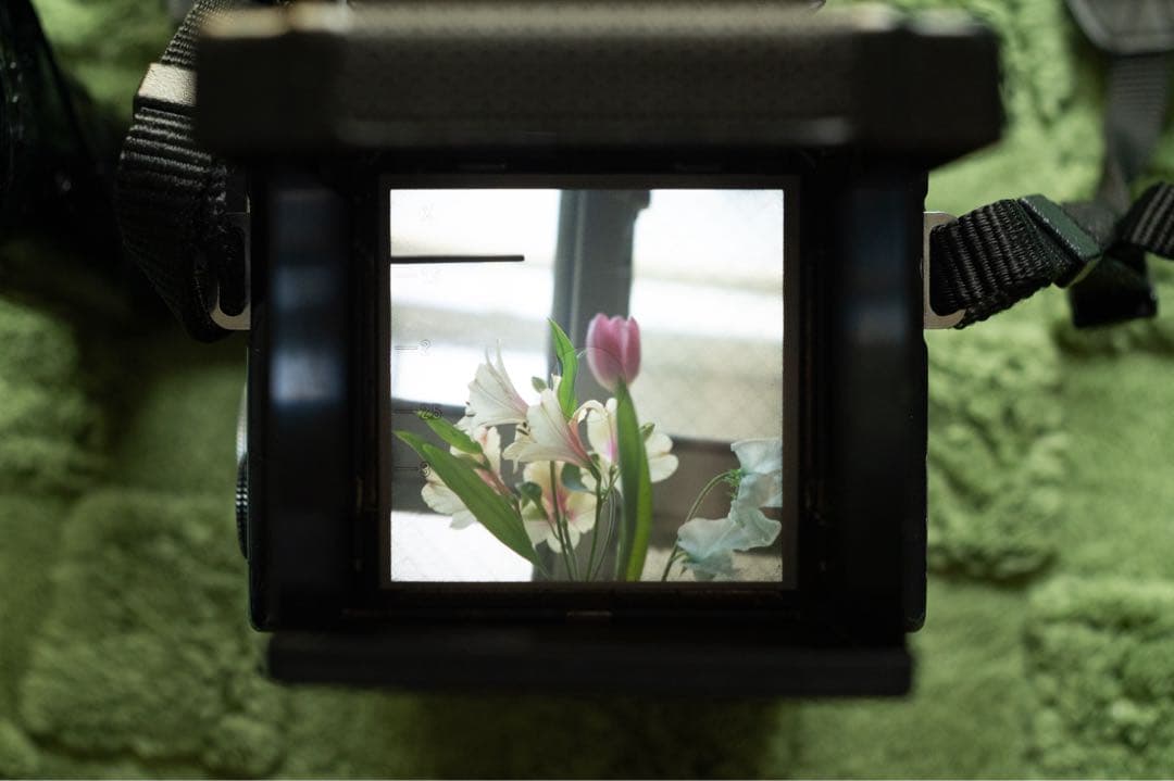 MamiyaC330 Super 180mm f/4.5 ファインダー グリップ