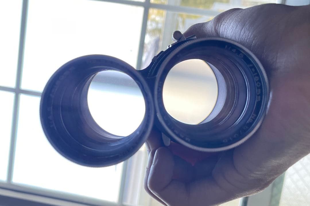 MamiyaC330 Super 180mm f/4.5 ファインダー グリップ