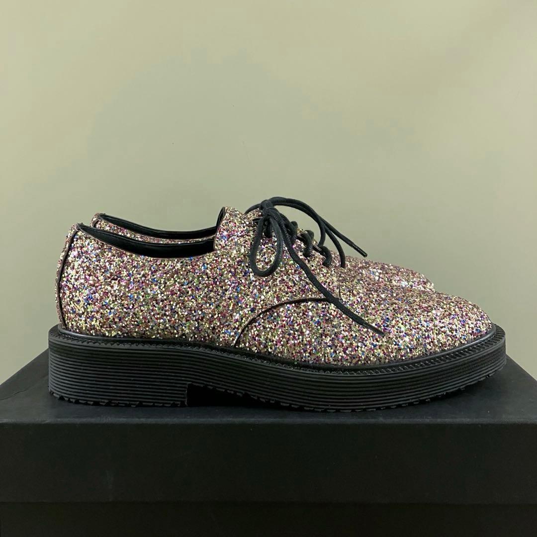 〓GIUSEPPE ZANOTTI×PEACEMINUSONE〓 グリッター 靴
