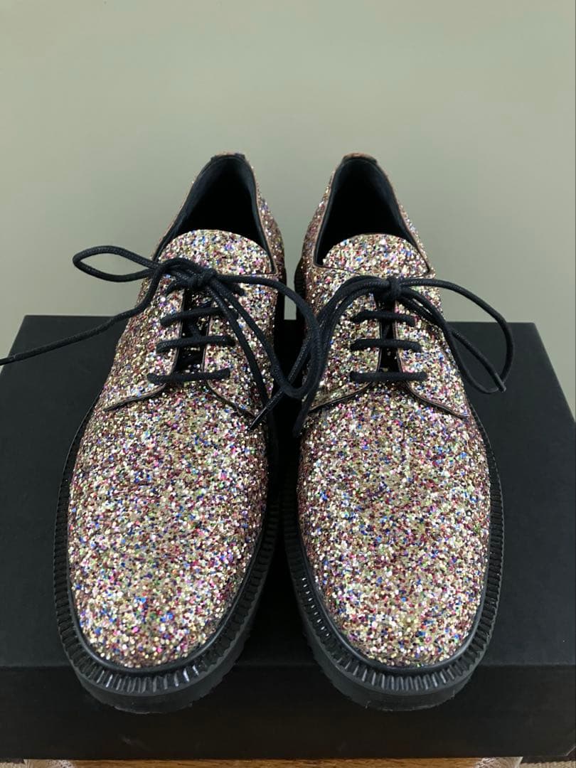 〓GIUSEPPE ZANOTTI×PEACEMINUSONE〓 グリッター 靴