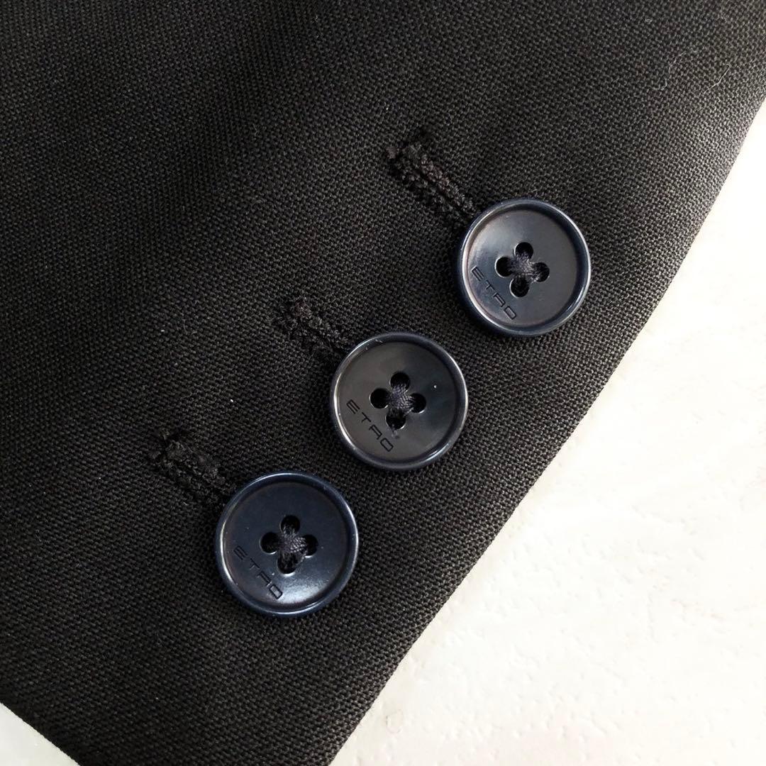 【近年モデル 極美品】 ETRO スーツ セットアップ ビジネス ブラック 38