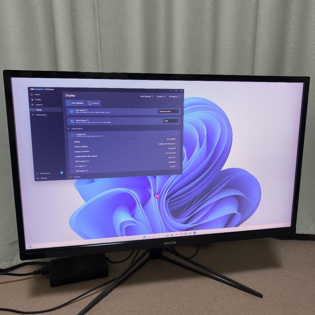 32型 HDR600 4Kモニタ 326M6VJRMB 31.5インチ