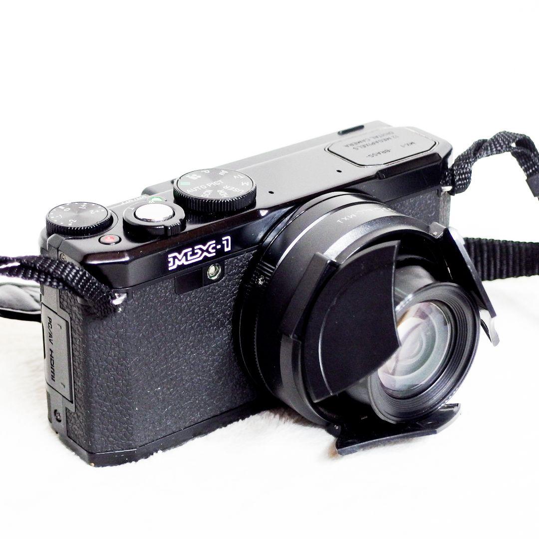 美品 ショット数 少ない PENTAX MX-1 ブラック バッテリー2個付き