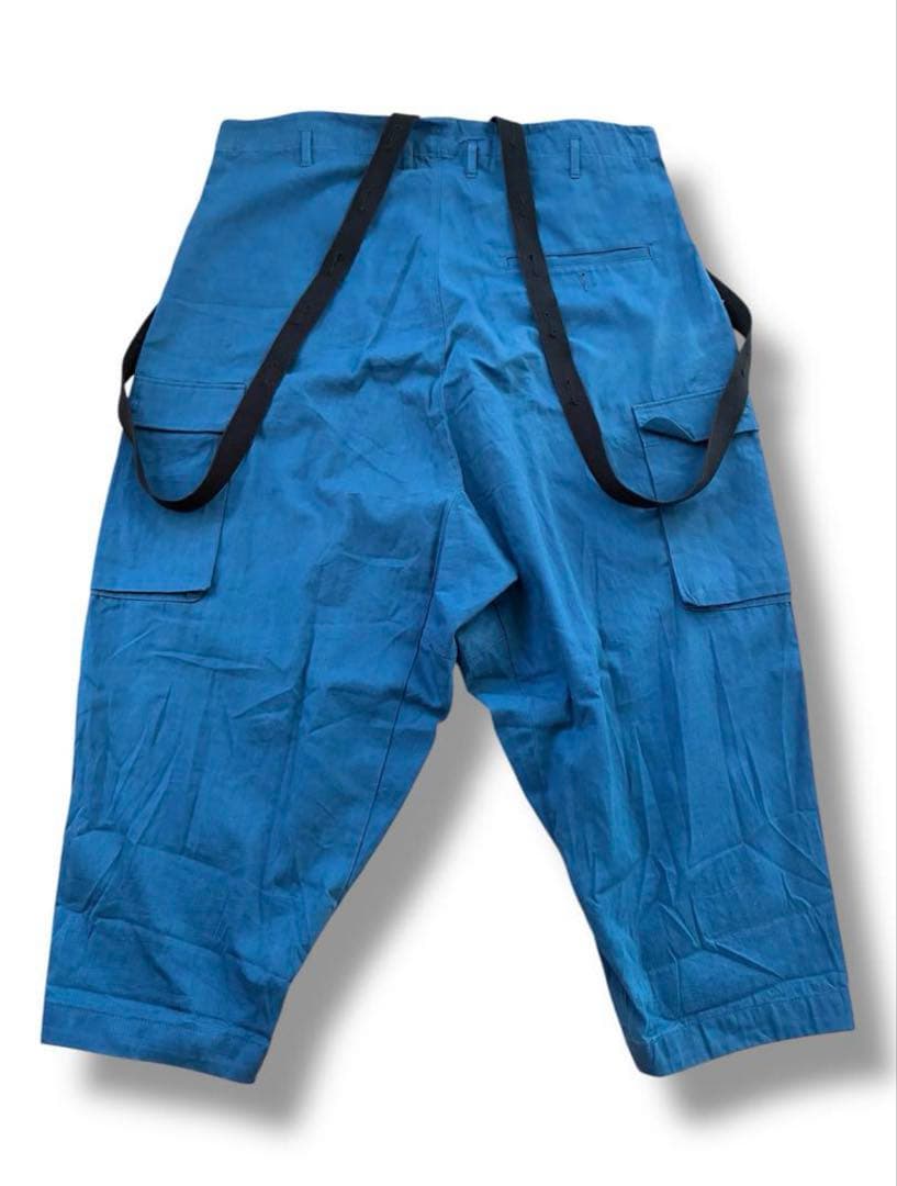 【17AW my beautiful landlet サスペンダービッグパンツ】