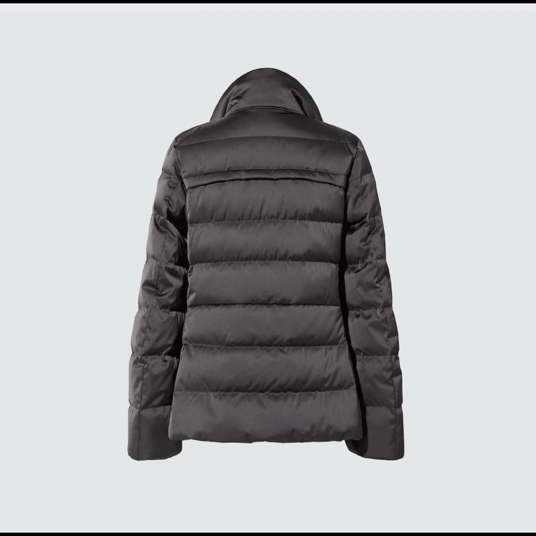 【新品未使用•タグ付✨】ユニクロ +J ダウンジャケット ブラウン 光沢 S