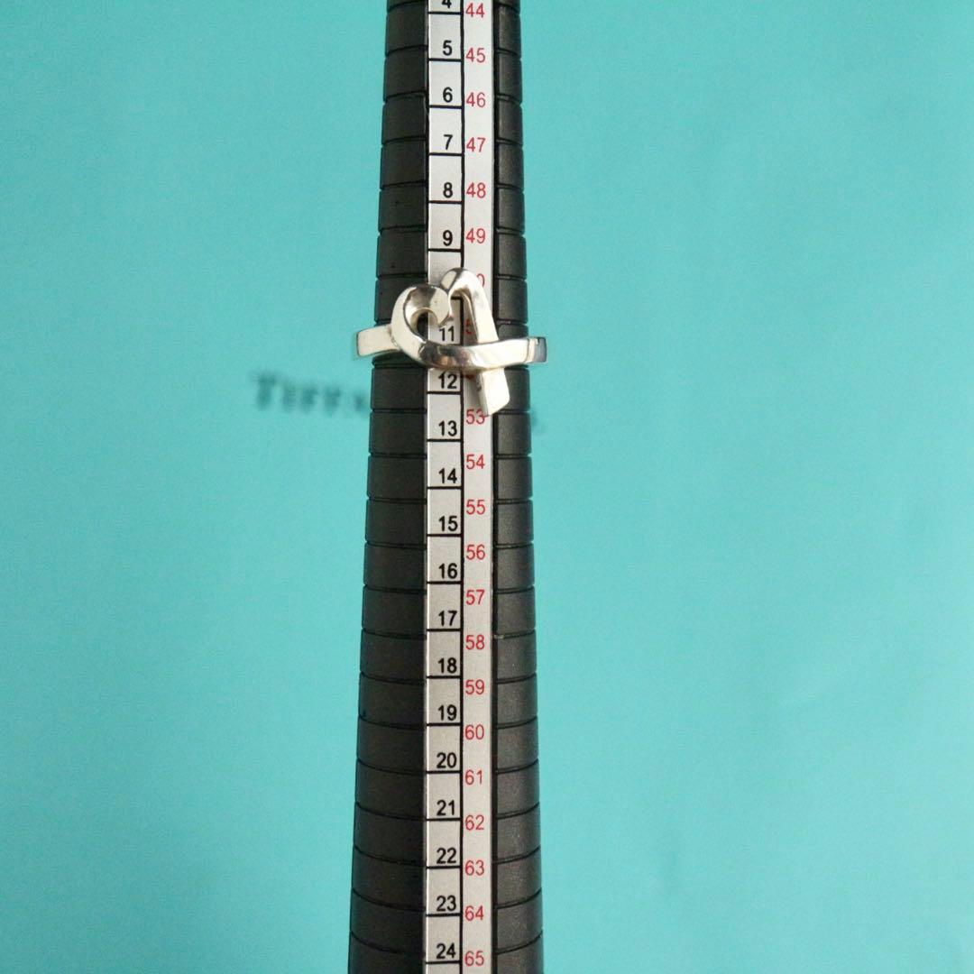 箱袋有り✨美品✨11号ティファニー ラビングハートリングシルバー 925