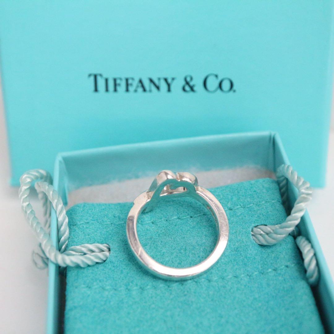 箱袋有り✨美品✨11号ティファニー ラビングハートリングシルバー 925