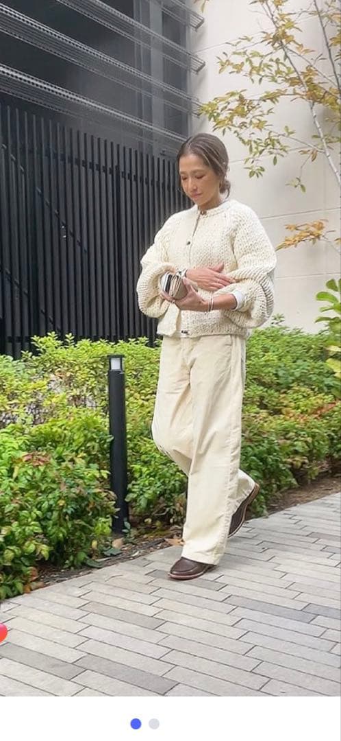 キャナルジーンウールローゲージニット