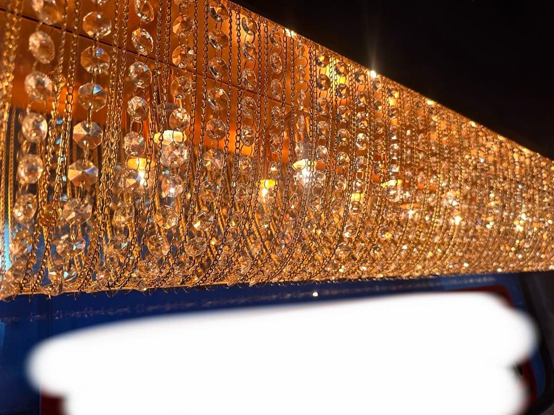 トラックシャンデリア 120センチ ジャンク品