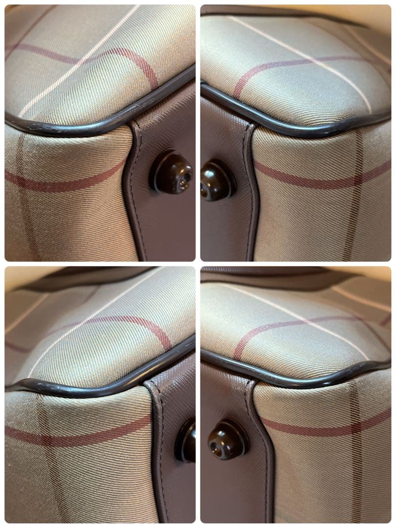 Burberrys バーバリーズ チェック柄 ヴィンテージ ボストンバッグ 美品