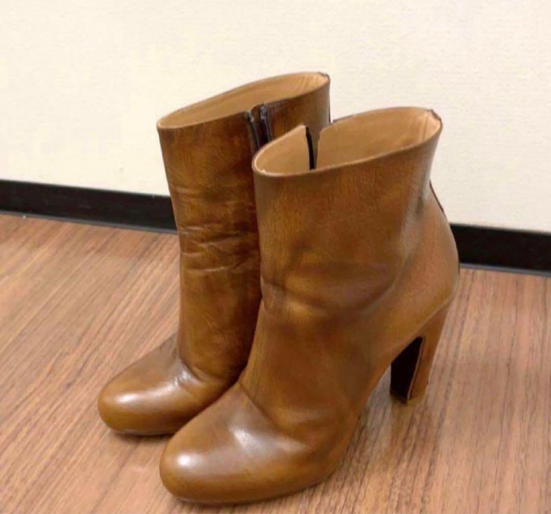 Maison Margiela マルジェラ　本革　レザー　ショートブーツ　37