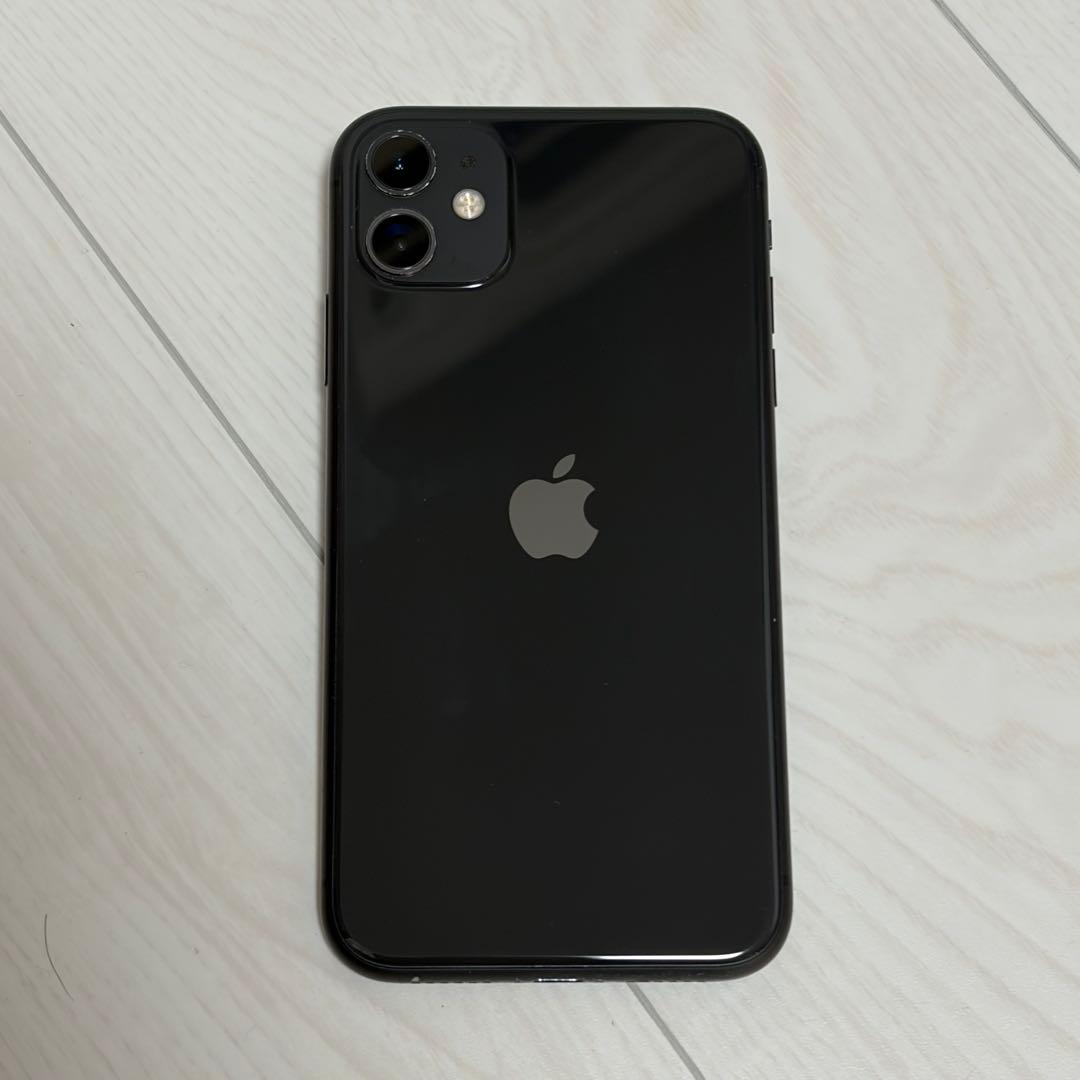 iPhone11 64GB ブラック 本体のみ SIMロック解除済