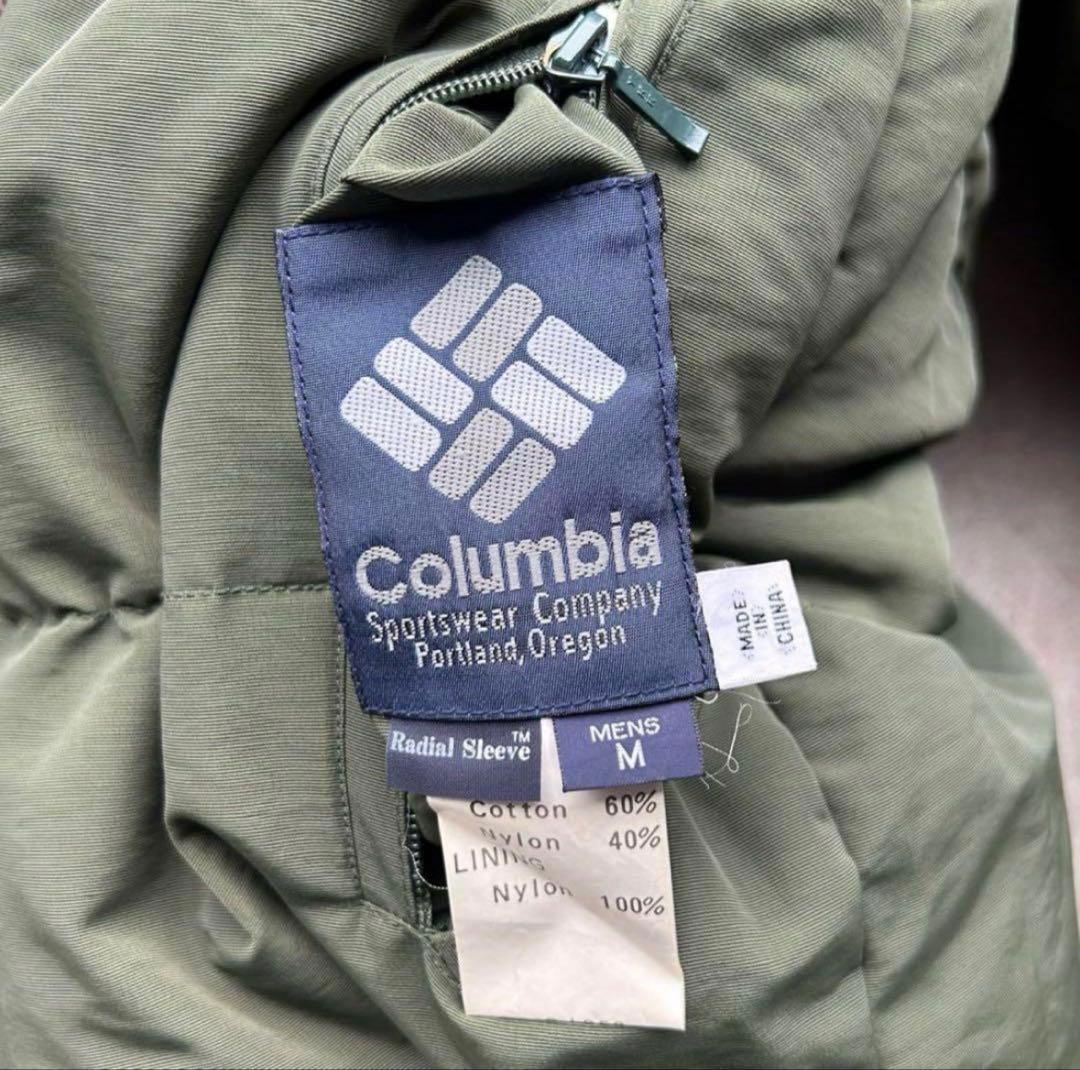 極暖❗️ 古着 90s Columbiaリバーシブルダウンジャケット 値下げ可❗️