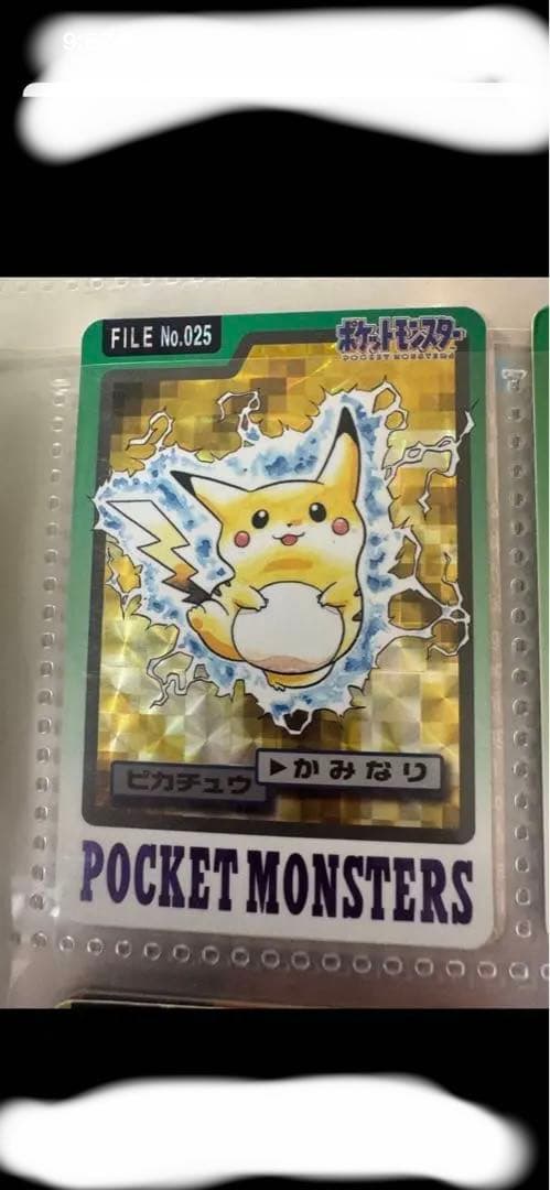 バンダイポケモンカードピカチュウ ライチュウ セット