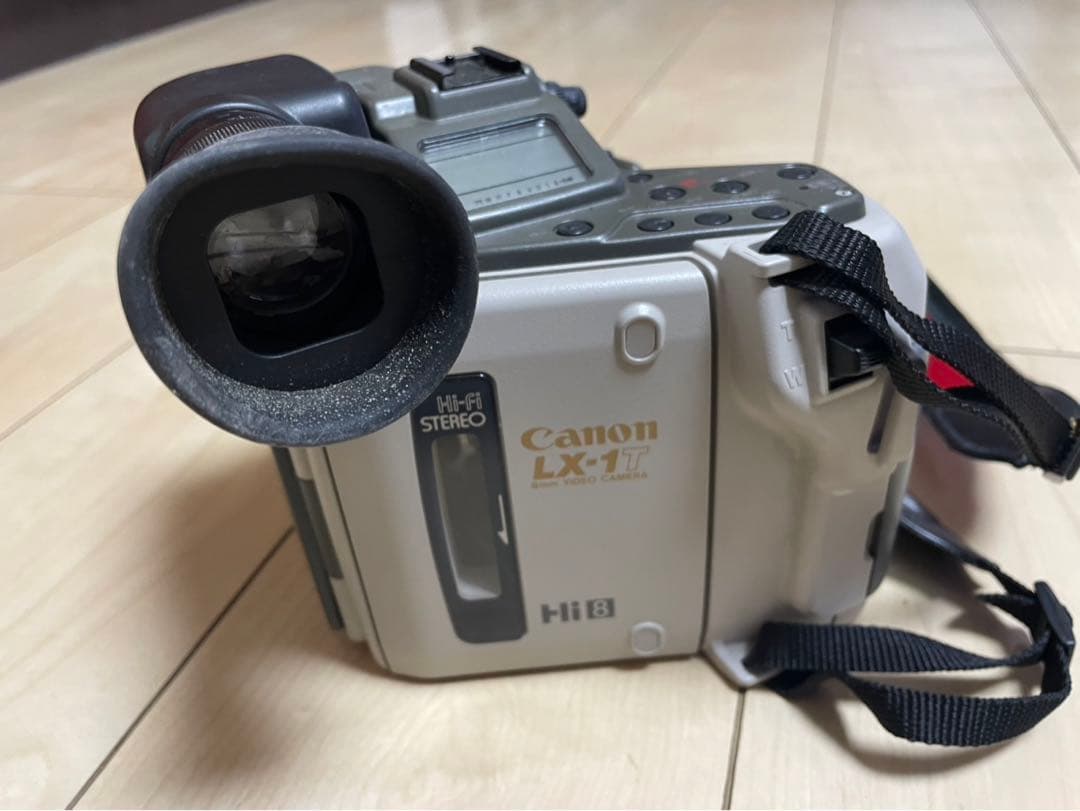 Canon LX-1T Hi8 8ミリビデオカメラ レンズ3本付 ジャンク品