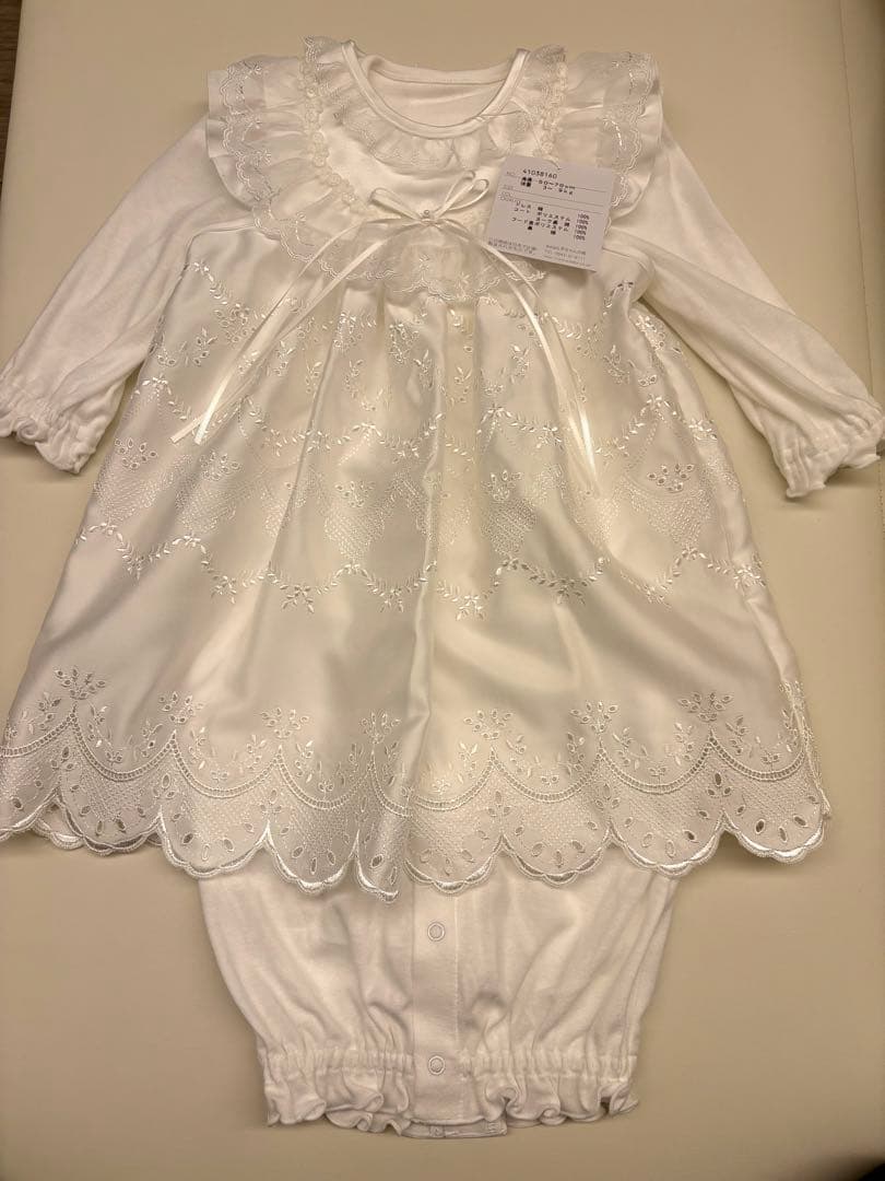 【新品未使用】赤ちゃんの城 ベビードレス セレモニードレス