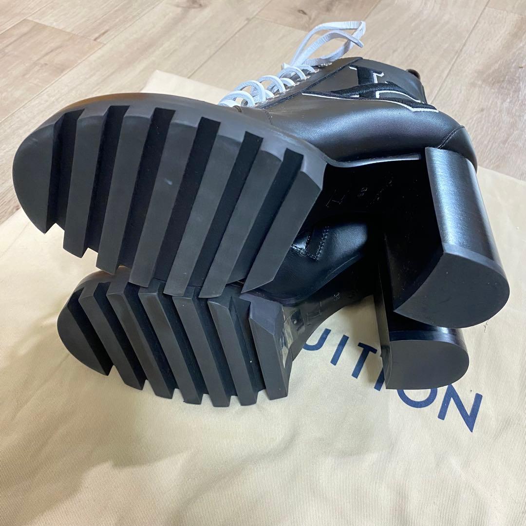 LOUIS VUITTON ルイヴィトン スタートレイルレザーブーツ23cm