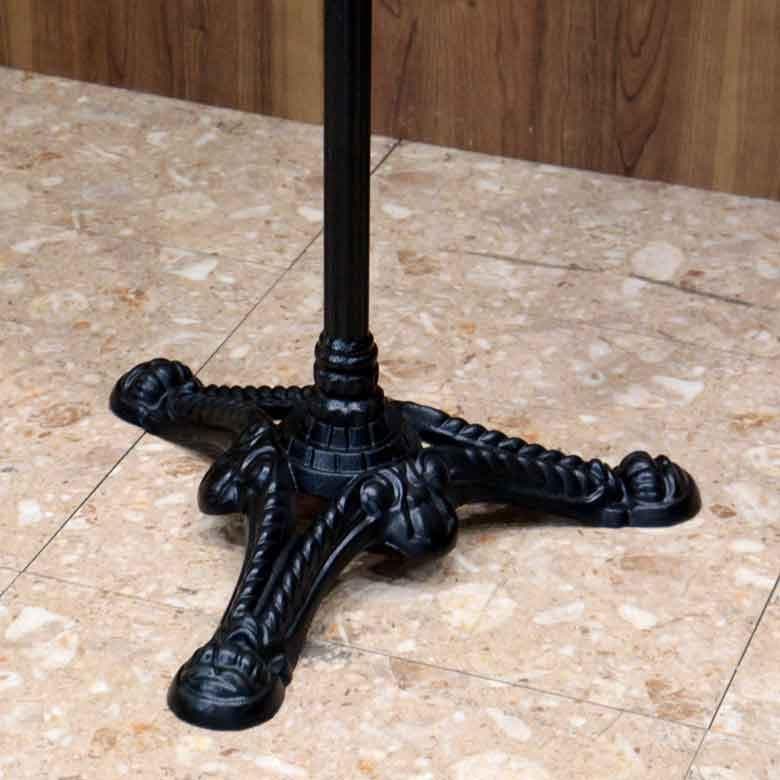 ハイテーブル 50cm 大理石 円形 カフェテーブル ブロンズ調 石 立ち飲み