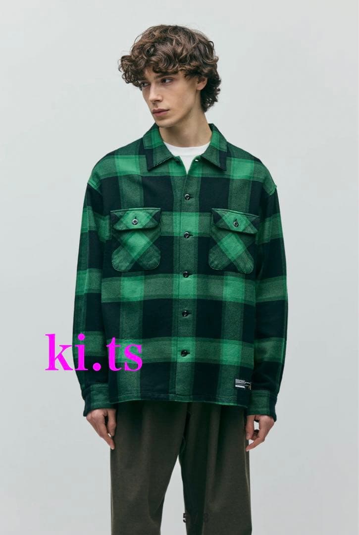 トップス NEIGHBORHOOD BUFFALO GREEN CHECK SHIRT S