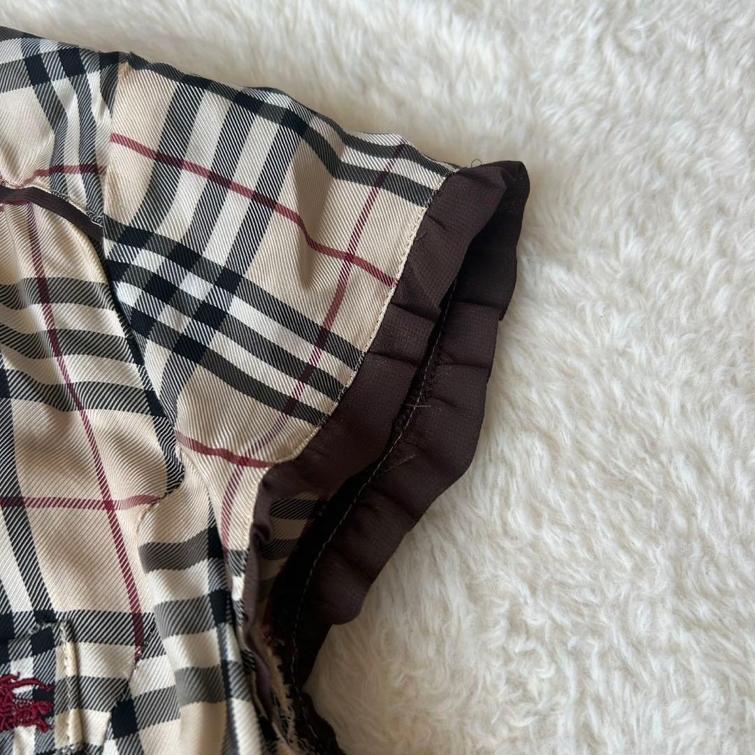 希少✨バーバリーブルーレーベル ノバチェック ワンピース S相当 y2k