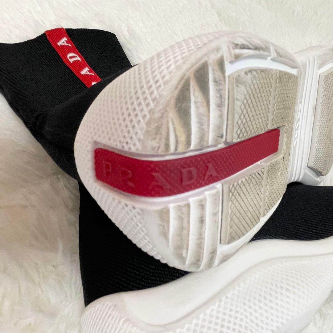PRADA（プラダ）のハイソール ソックスブーツ 38