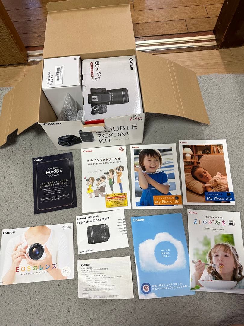 k*様 Canon EOS Kiss X7ダブルズームキット　売り切り