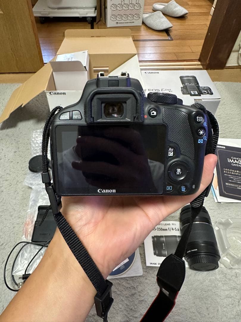 k*様 Canon EOS Kiss X7ダブルズームキット　売り切り