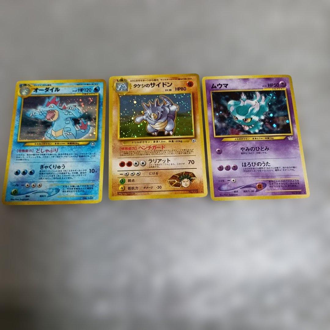 1996年！リザードン ホロカード HP120 No.006他旧裏面11枚セット