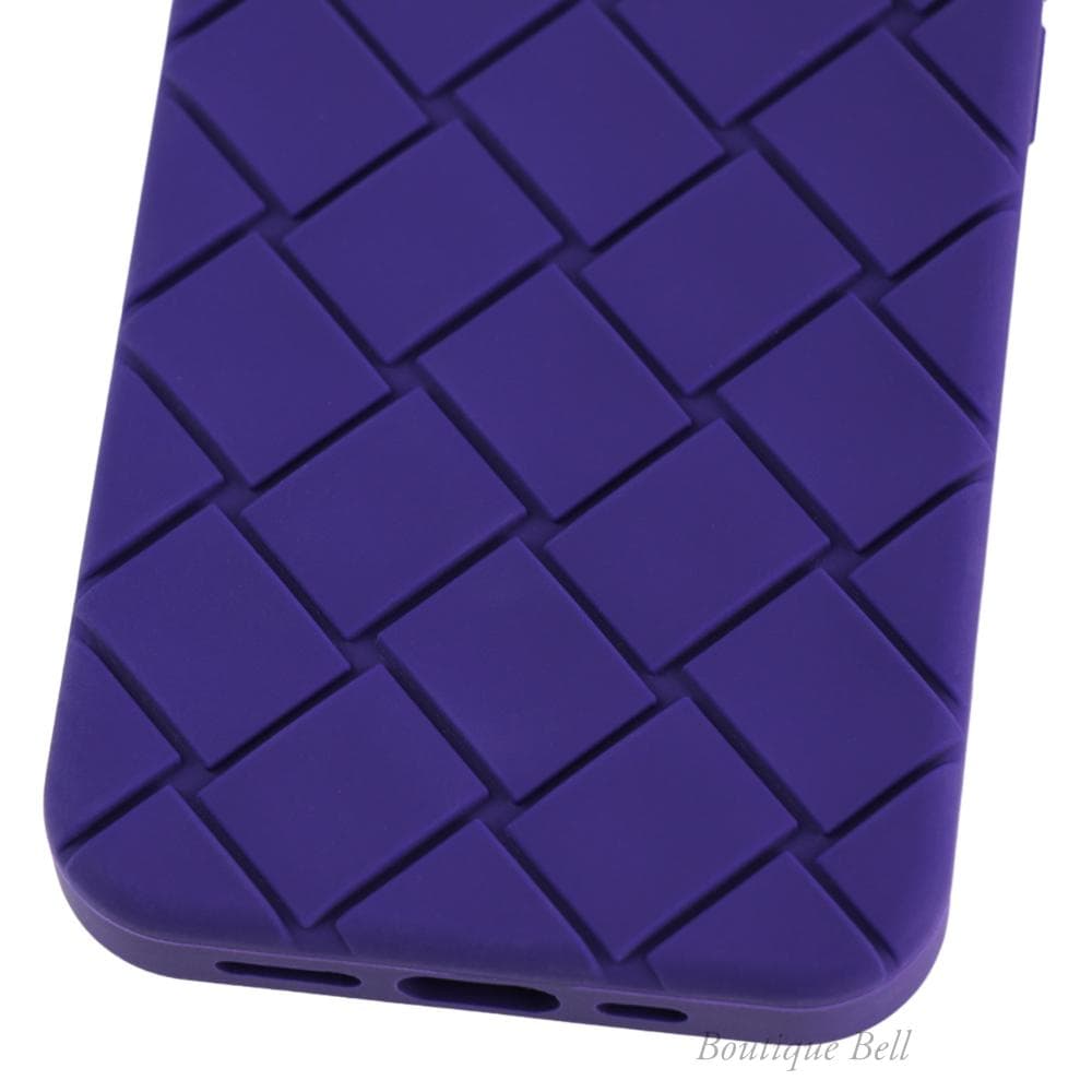 【ボッテガ・ヴェネタ】ラバー iPhone13Pro 対応ケース パープル