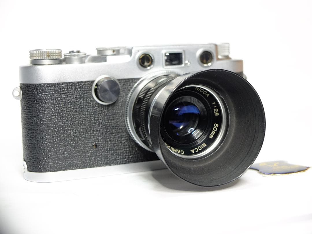 【実写確認整備品】ニッカType33／Nicca50mmf2.8フード付