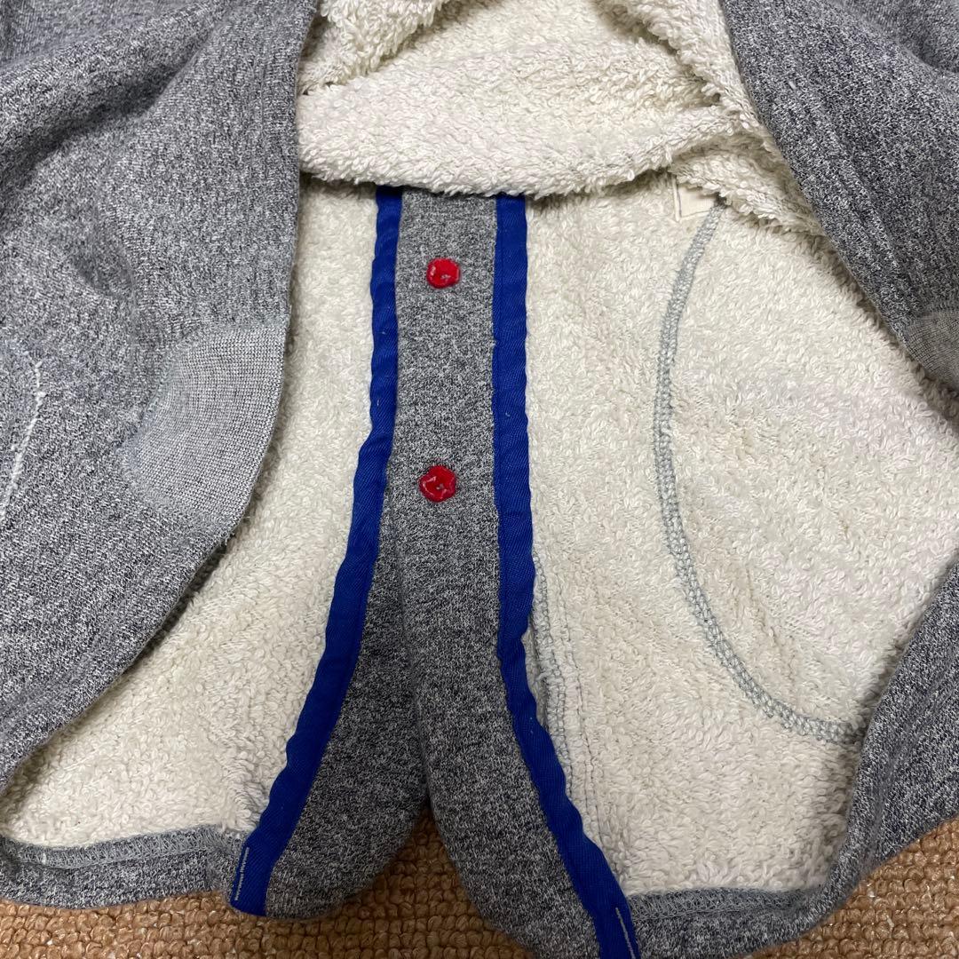 新品未使用　快晴堂　裏毛カーディガン 45R