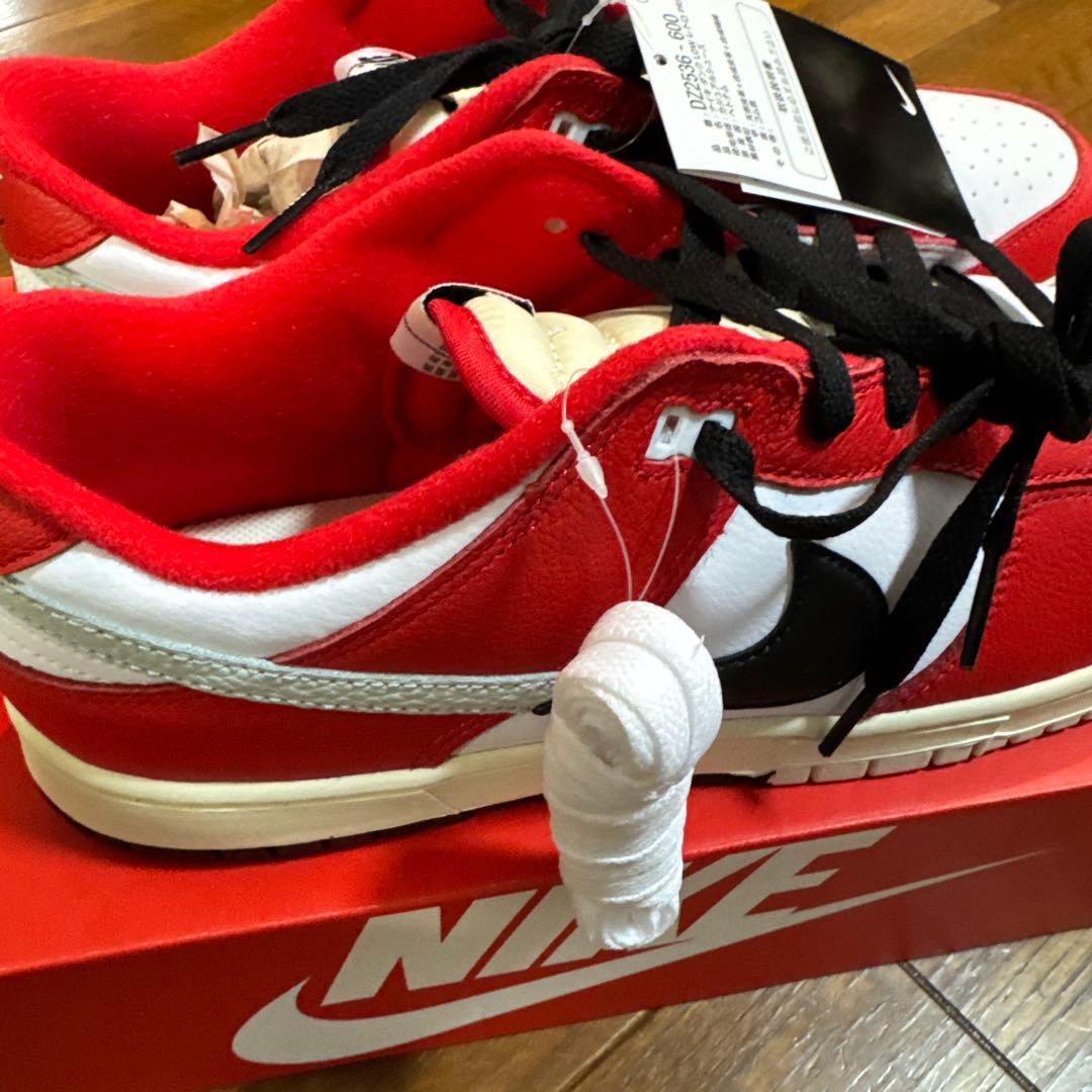 靴 Nike Dunk Low Retro PRM \"Chicago Split\"