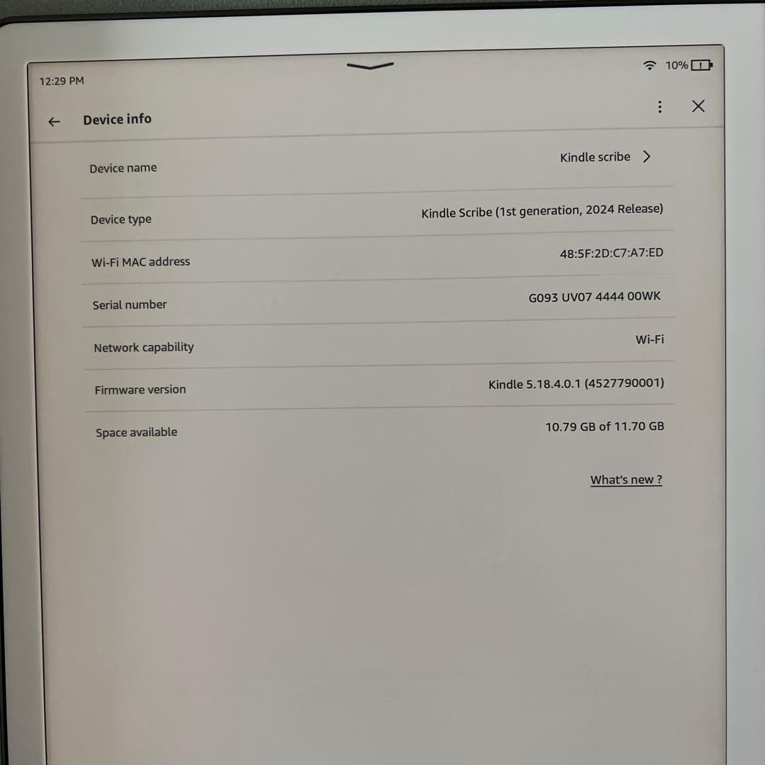 Kindle Scribe 2024年モデル　タングステン　ペン・ケース付き