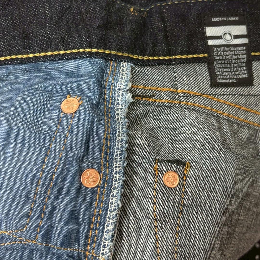 【新品未使用】 桃太郎ジーンズ MXJE3203 出陣スリムストレート 33