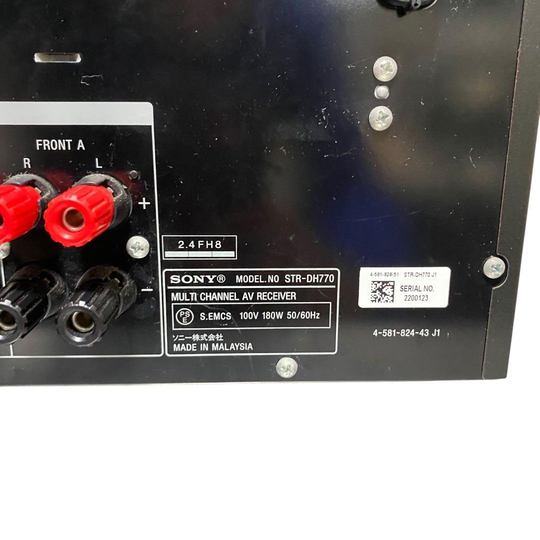 【ジャンク】SONY STR-DH770 AVアンプ　音響